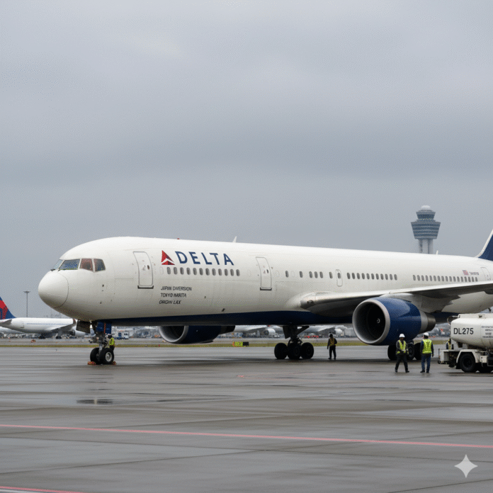 delta flight dl275 japan diversion lax delta flight dl275 japan diversion lax