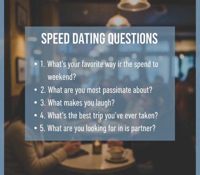 speed dating questions speed dating questions